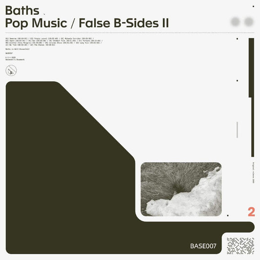 Baths - Pop Music / False B-Sides Ii [Colored Vinyl] (Crem) Vinyl Record