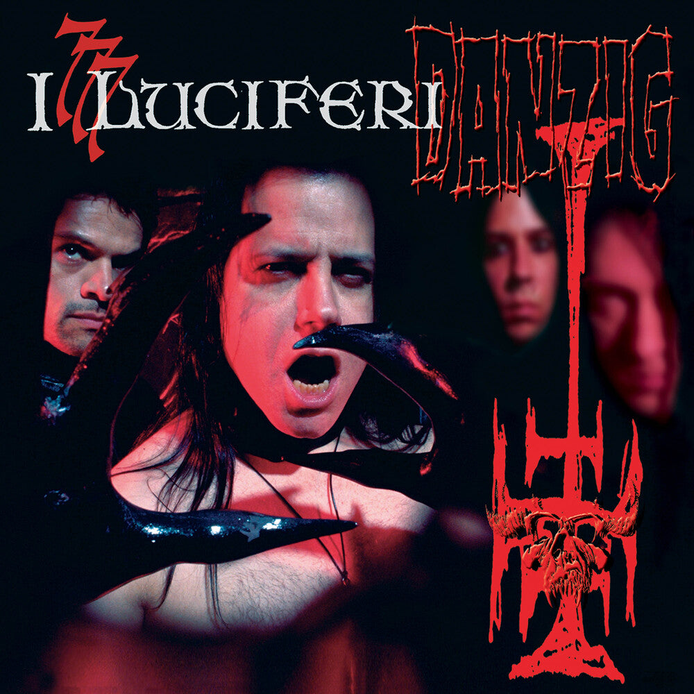 Danzig - 777: I Luciferi - Black/White/Red Split Splatter [LP] Vinyl Record