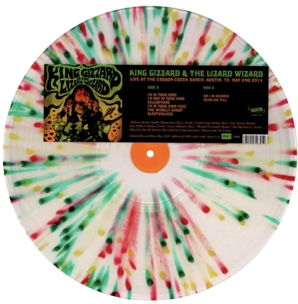 King Gizzard & The Lizard Wizard - Live At The Carson Creek Ranch Austin Tx May 2nd [LP] Vinyl Record