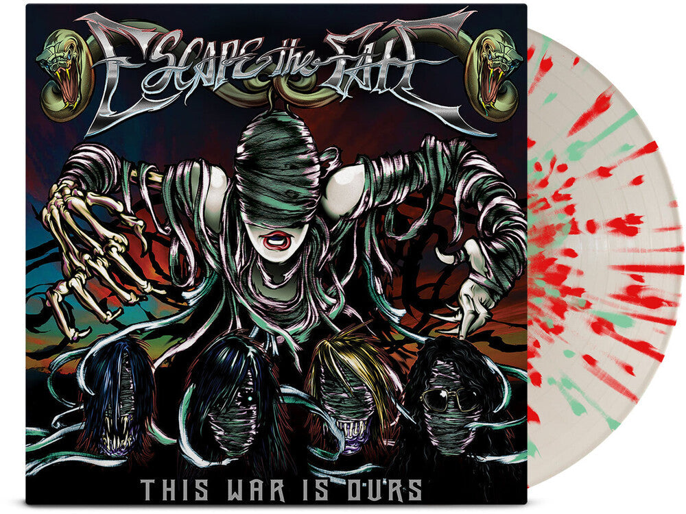 Escape The Fate - This Wars Is Ours: 15th Anniversary Edition [White w/Red & Green Splatter LP] Vinyl Record
