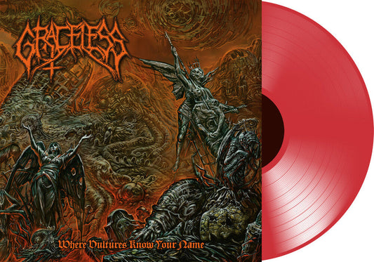 Graceless - Where Vultures Know Your Name - Red [Colored Vinyl] [Clear Vinyl] Vinyl Record