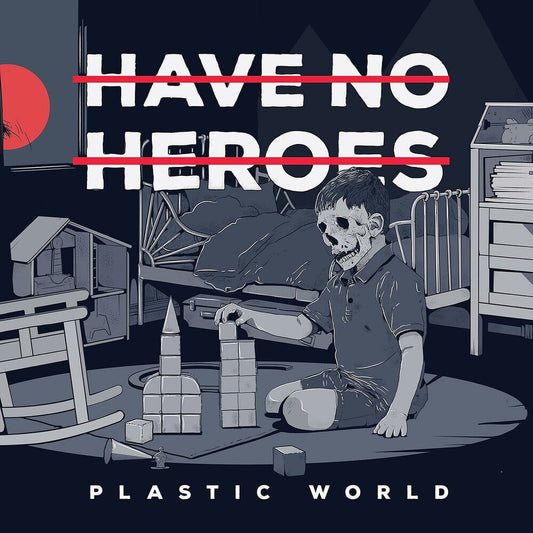 Have No Heroes - Plastic World - Red W/Black Splatter (Blk) [Colored Vinyl] Vinyl Record