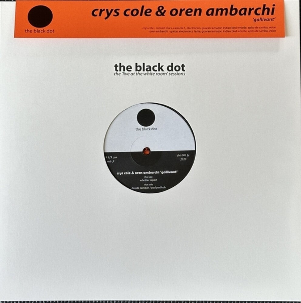 Oren Ambarchi  / Cole,Crys - Gallivant (Can) [LP] Vinyl Record