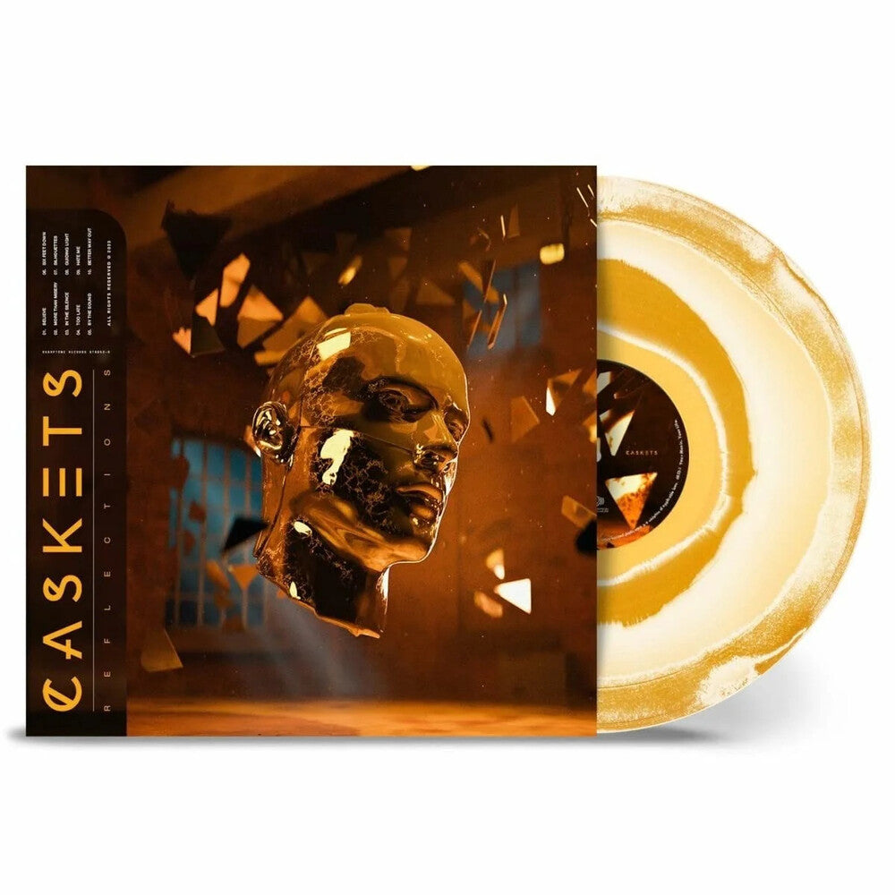 Caskets - Reflections [Import Corona Orange & White LP] Vinyl Record
