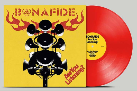 Bonafide - Are You Listening? - Red [Colored Vinyl] (Red) Vinyl Record