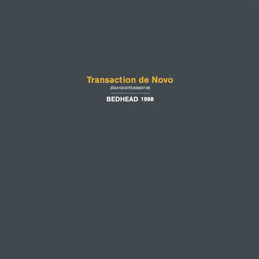 Bedhead - Transaction De Novo [Colored Vinyl] Vinyl Record