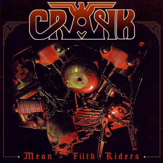 Crank - Mean Filth Riders [Colored Vinyl] (Red) Vinyl Record