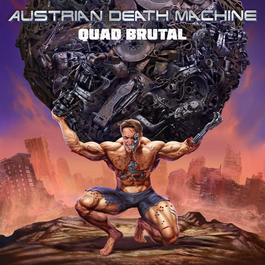 Austrian Death Machine - Quad Brutal (Blue) [Colored Vinyl] Vinyl Record