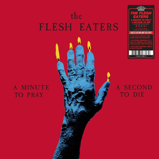 Flesh Eaters - Minute To Pray A Second To Die - Ruby Red [Colored Vinyl] Vinyl Record