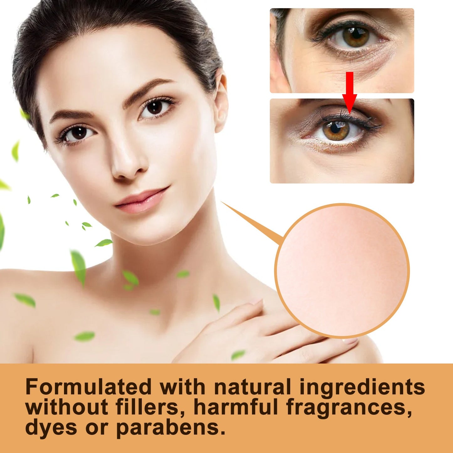 Anti-Wrinkle Serum, Shrink Pores, Moisturize, Lighten Skin, Tighten, Repair And Moisturize Skin