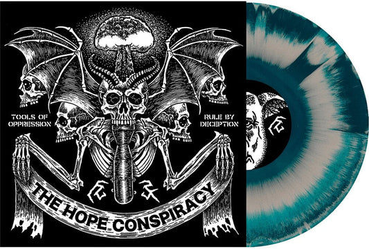 Hope Conspiracy - Tools Of Oppression / Rule By Deception [Silver / Blue Mix LP] Vinyl Record