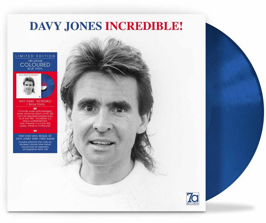 Davy Jones - Incredible - Blue Vinyl (Blue) [Colored Vinyl] [180 Gram] (Uk) Vinyl Record