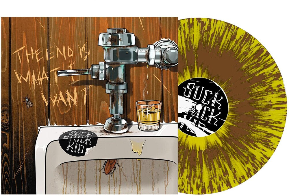 Suck Brick Kid - End Is What I Want (Brwn) [Clear Vinyl] (Ylw) (Spla) Vinyl Record