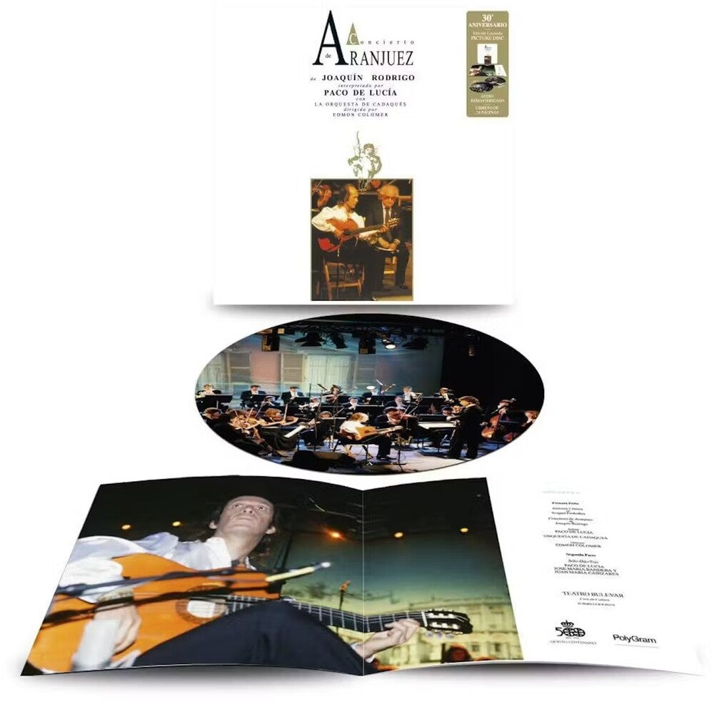 De Paco Lucia - Concierto De Aranjuez - 30th Anniversary (Pict) [LP] Vinyl Record