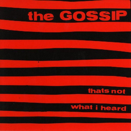 Gossip - That's Not What I Heard [Colored Vinyl] (Red) Vinyl Record