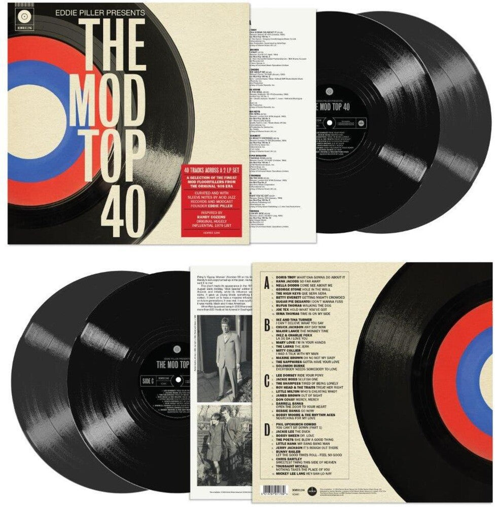 Eddie Piller Presents The Mod Top 40 / Various - Eddie Piller Presents The Mod Top 40 / Various [LP] Vinyl Record