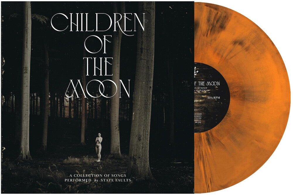 State Faults - Children of the Moon [Orange/Black Galaxy LP] Vinyl Record
