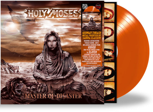 Holy Moses - Master Of Disaster - Orange [Colored Vinyl] (Ep) [Limited Edition] Vinyl Record