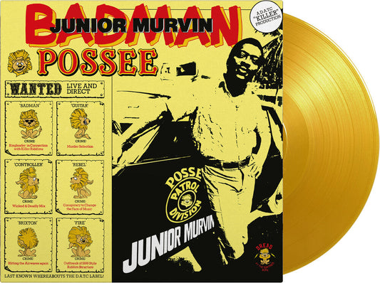 Junior Murvin - Bad Man Possee [Colored Vinyl] [Limited Edition] [180 Gram] (Ylw) Vinyl Record