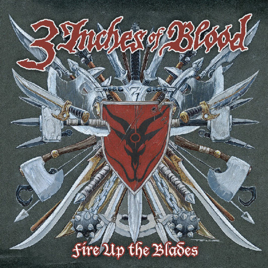3 Inches Of Blood - Fire Up The Blades [Colored Vinyl] (Red) (Exp) (Can) Vinyl Record