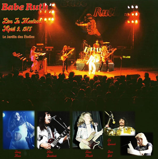 Babe Ruth - Live In Montreal April 9 1975 [Colored Vinyl] (Red) (Uk) Vinyl Record