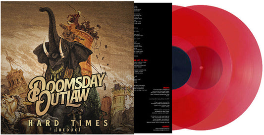 Doomsday Outlaw - Hard Times (Redux) [Colored Vinyl] (Red) (Uk) Vinyl Record