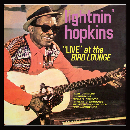 Lightnin' Hopkins - At The Bird Lounge [Colored Vinyl] (Red) Vinyl Record