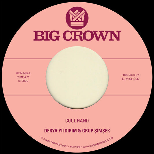 Derya Yildirim - Cool Hand B/W Yakamoz [LP] Vinyl Record