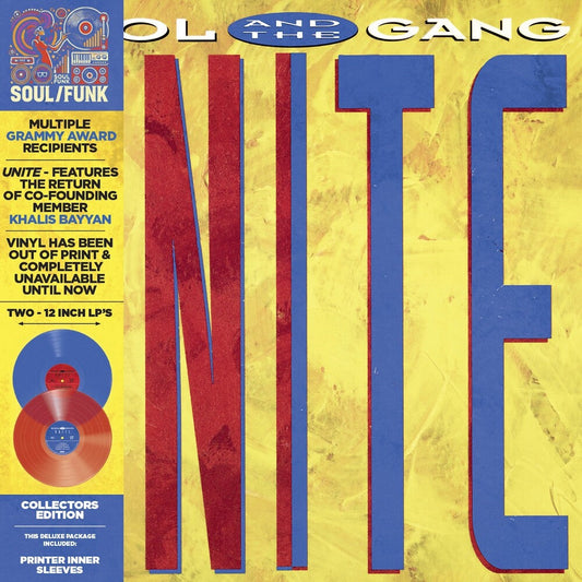 Kool & The Gang - Unite (Blue) [Colored Vinyl] (Ep) [Limited Edition] (Red) [Remastered] [Reissue] Vinyl Record