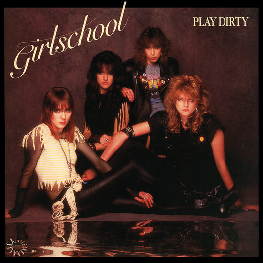 Girlschool - Play Dirty [Colored Vinyl] (Gate) [180 Gram] (Red) Vinyl Record