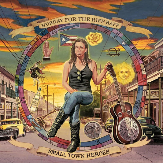 Hurray For The Riff Raff -  Small Town Heroes -  [Pink Acid Wash LP] Vinyl Record