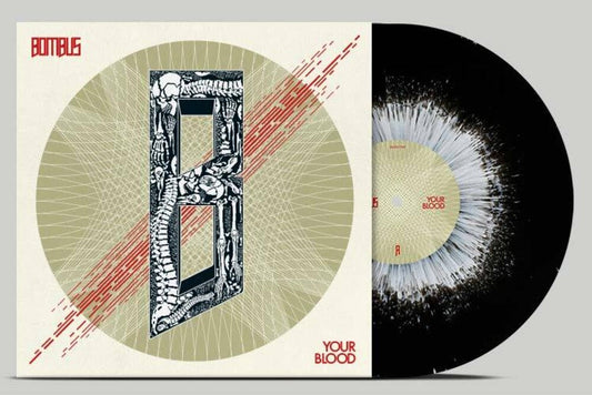 Bombus - Your Blood - B/W Splatter (Blk) [Colored Vinyl] (Wht) Vinyl Record