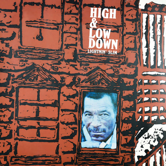 Lightnin Slim - High & Low Down - Blue & Grey Smoke Colored Vinyl [LP] Vinyl Record