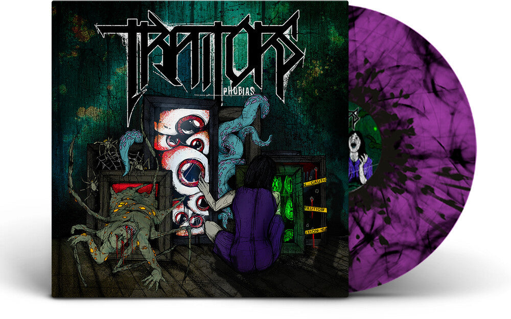 Traitors - Phobias [purple and black haze LP] Vinyl Record