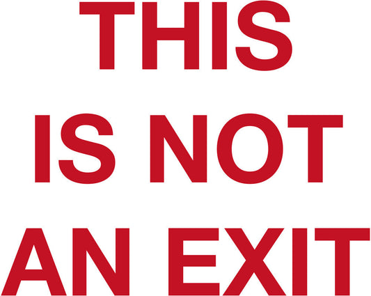Backfires - This Is Not An Exit - Translucent Blood Red [Colored Vinyl] Vinyl Record