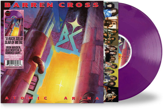 Barren Cross - Atomic Arena [Colored Vinyl] [Limited Edition] (Purp) Vinyl Record