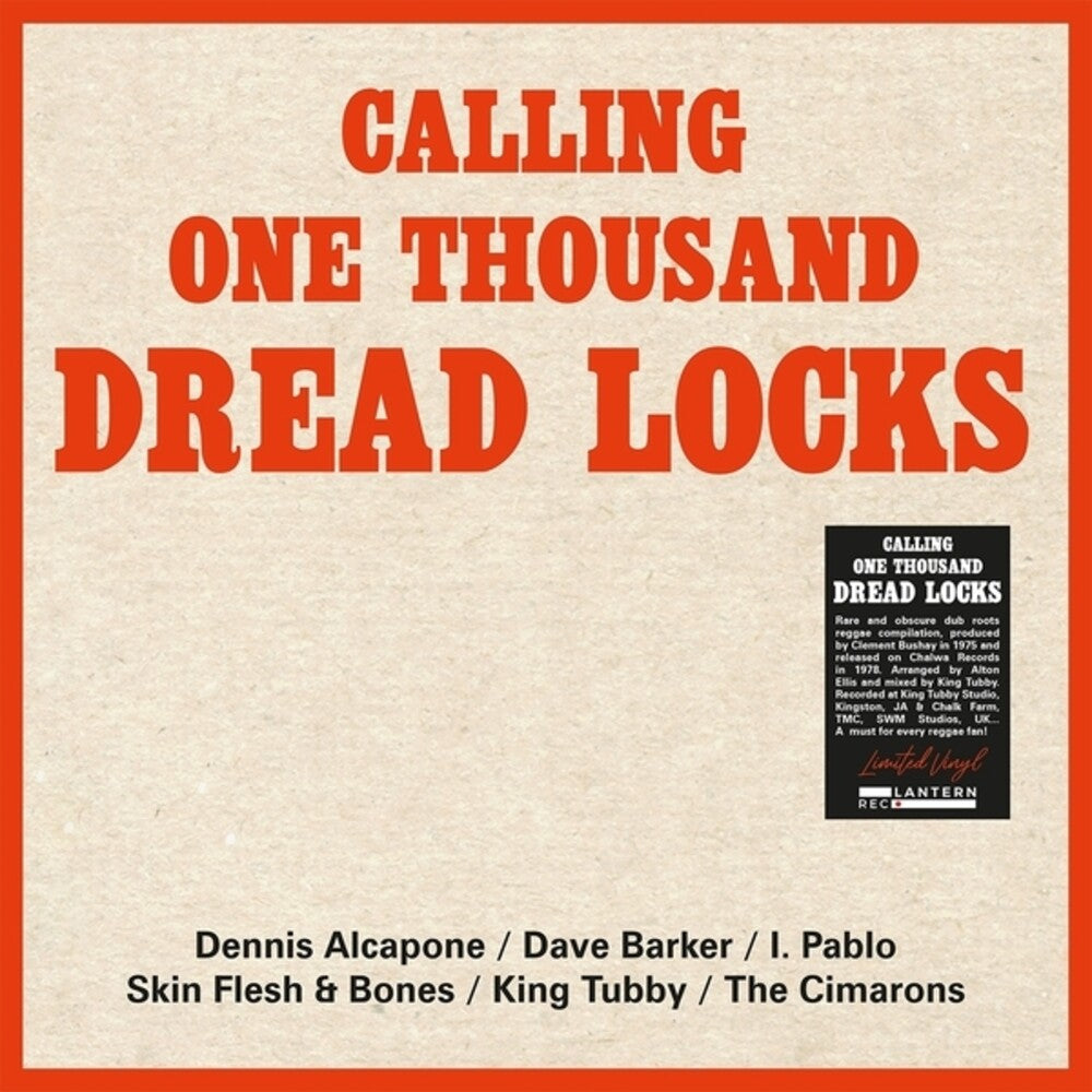 Calling One Thousand Dread Locks / Various (Can) - Calling One Thousand Dread Locks / Various (Can) [LP] Vinyl Record