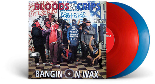 Bloods & Crips - Bangin On Wax (Blue) [Colored Vinyl] (Red) Vinyl Record