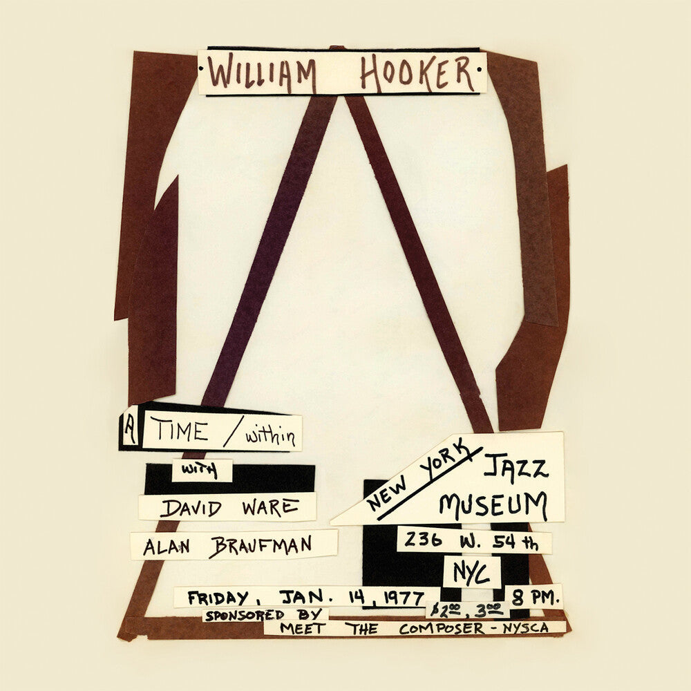 William Hooker - Time / Within: Live At The New York Jazz Museum [LP] Vinyl Record