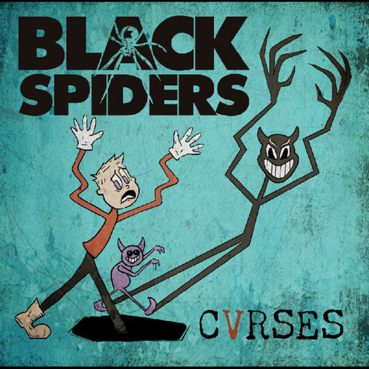 Black Spiders - Cvrses (Blk) [Colored Vinyl] (Wht) (Aus) Vinyl Record