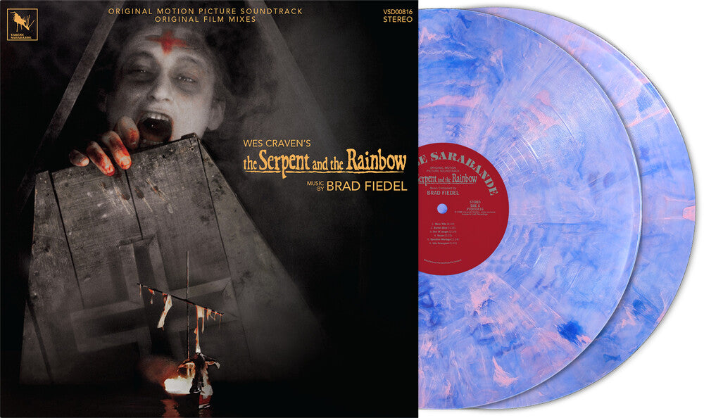Brad Fiedel  (Blue) (Colv) (Gate) (Rex) (Foem) - Serpent & Rainbow (Film Mixes)- Orignal Score [LP] Vinyl Record