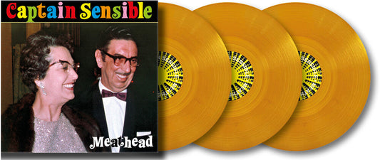 Captain Sensible - Meathead - Orange Crystal Vinyl [Colored Vinyl] (Org) Vinyl Record