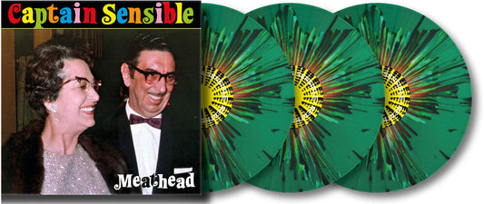 Captain Sensible - Meathead - Limited Edition Splatter Green [Colored Vinyl] Vinyl Record