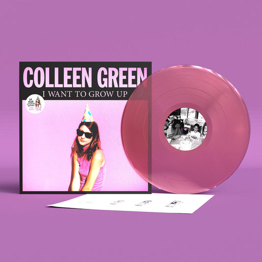 Colleen Green - I Want To Grow Up [Colored Vinyl] (Pnk) (Aniv) Vinyl Record
