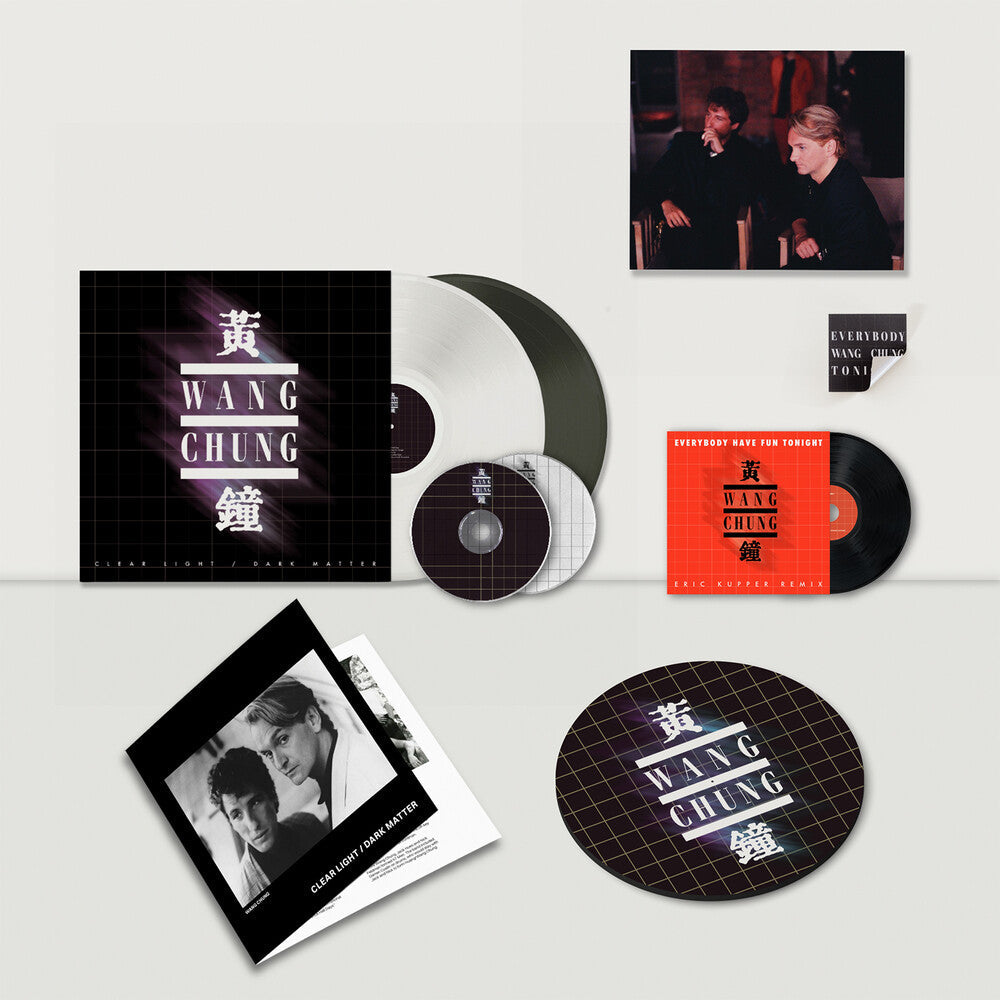 Wang Chung - Clear Light / Dark Matter  [Deluxe Clear White & Black 2LP 2CD] Vinyl Record