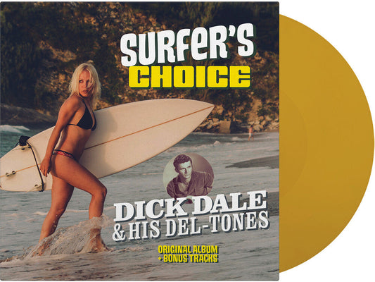 Dale, Dick & His Del-Tones - Surfer's Choice - Ltd 180gm Transparent Yellow Vinyl [LP] Vinyl Record