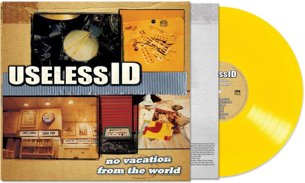 Useless Id - No Vacation From The World [Yellow LP] Vinyl Record