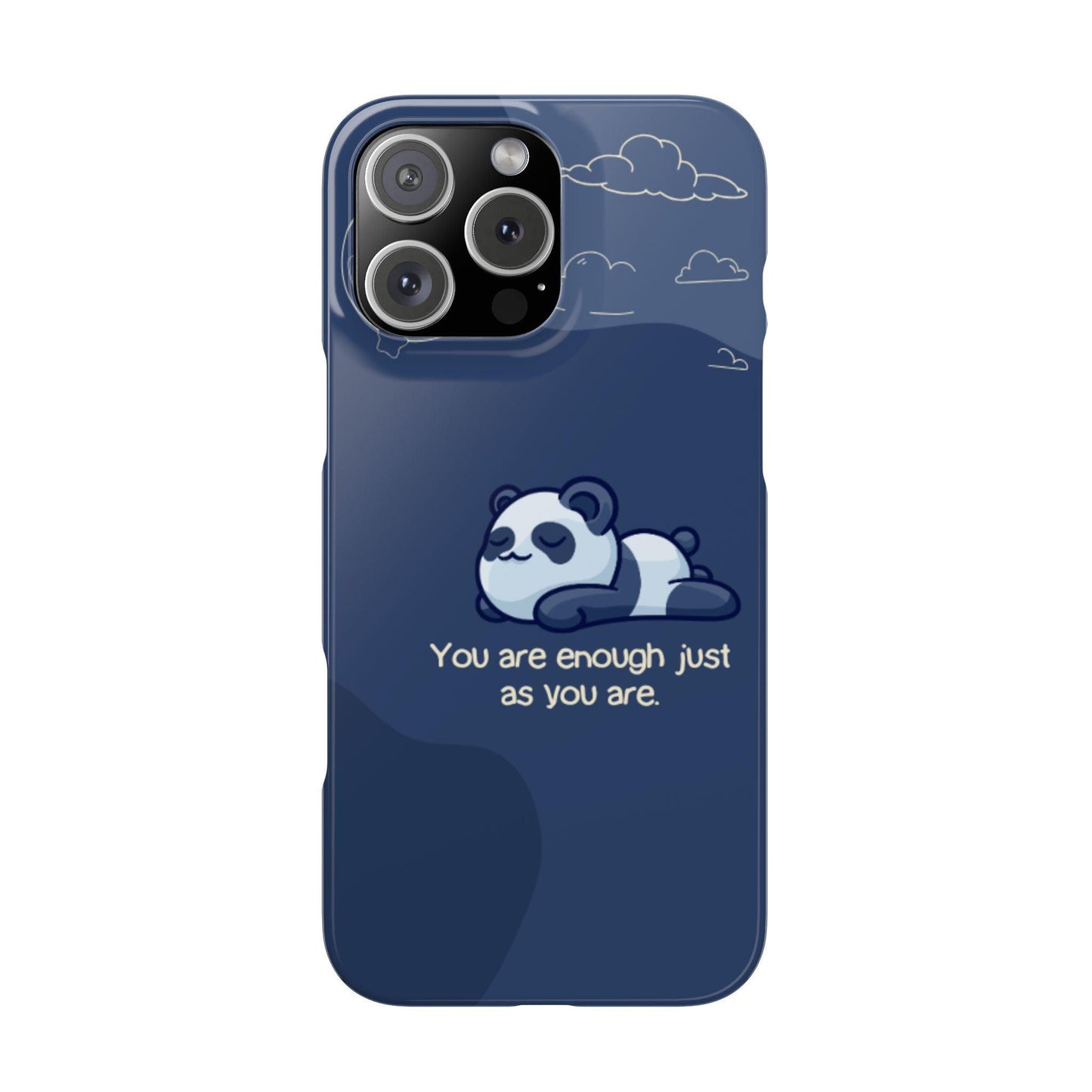 Panda Dreams Phone Case – Cozy Vibes & Inspiring Words