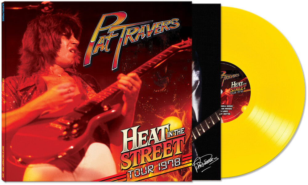 Pat Travers - Heat In The Street Tour - 1978 [Yellow LP] Vinyl Record