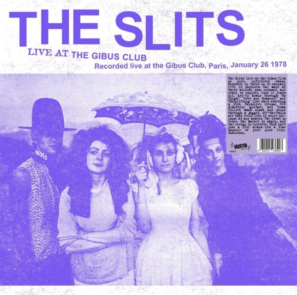 Slits - Live At The Gibus Club [LP] Vinyl Record